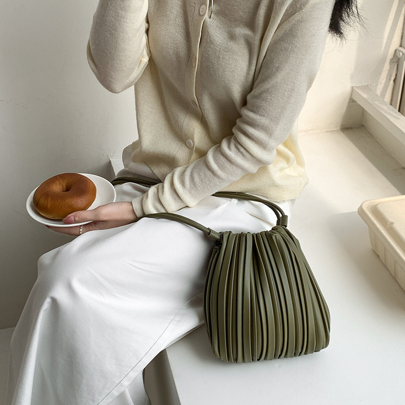 Luxury Bags Korea - PU Leather Small Square Crossbody Bags
