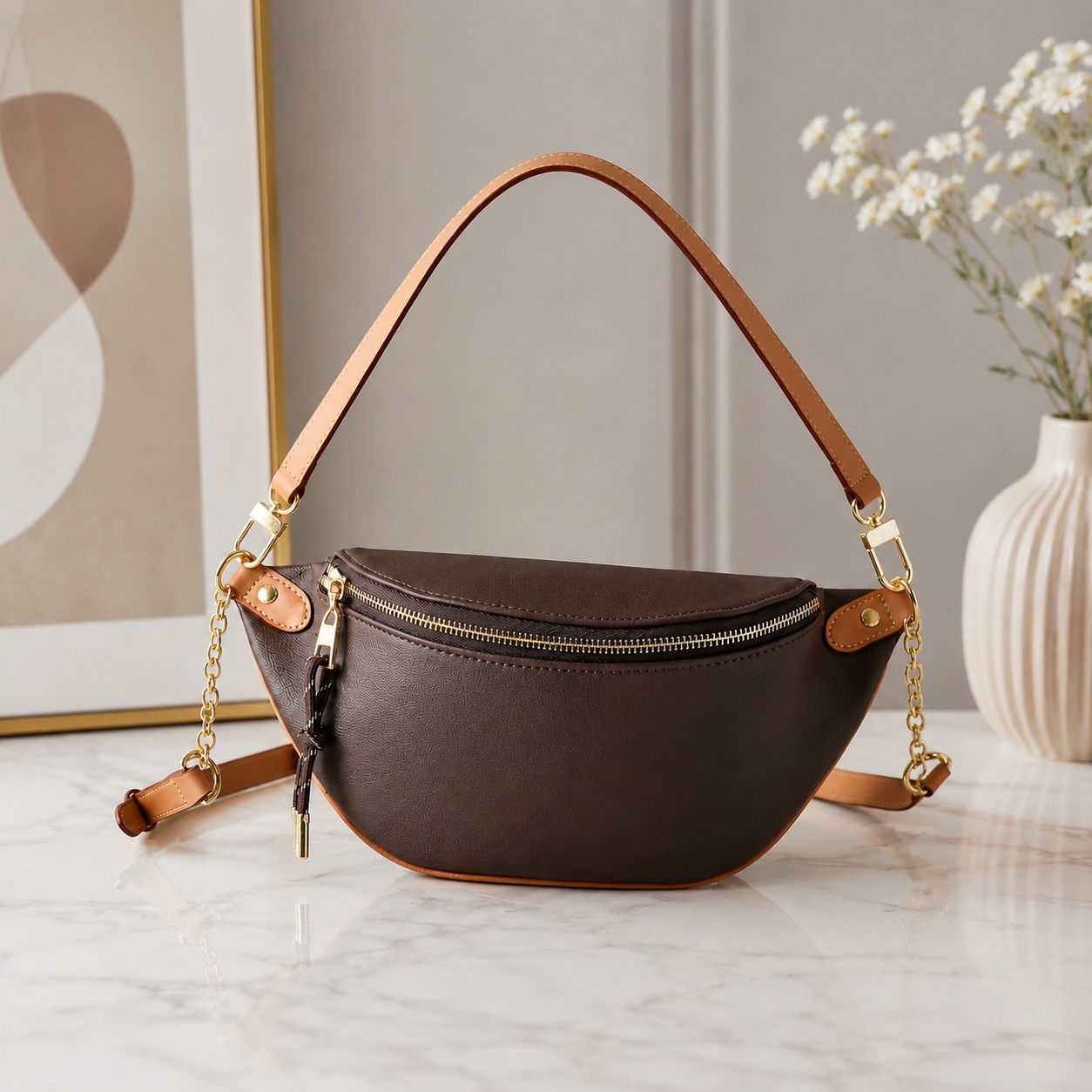 Canvas Tote Designer - 2026 New Unisex Waist Bag/Crossbody Bag,