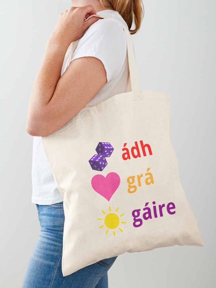 Luxury Bags Gr - ádh Grá Gáire Tote Bag Portable