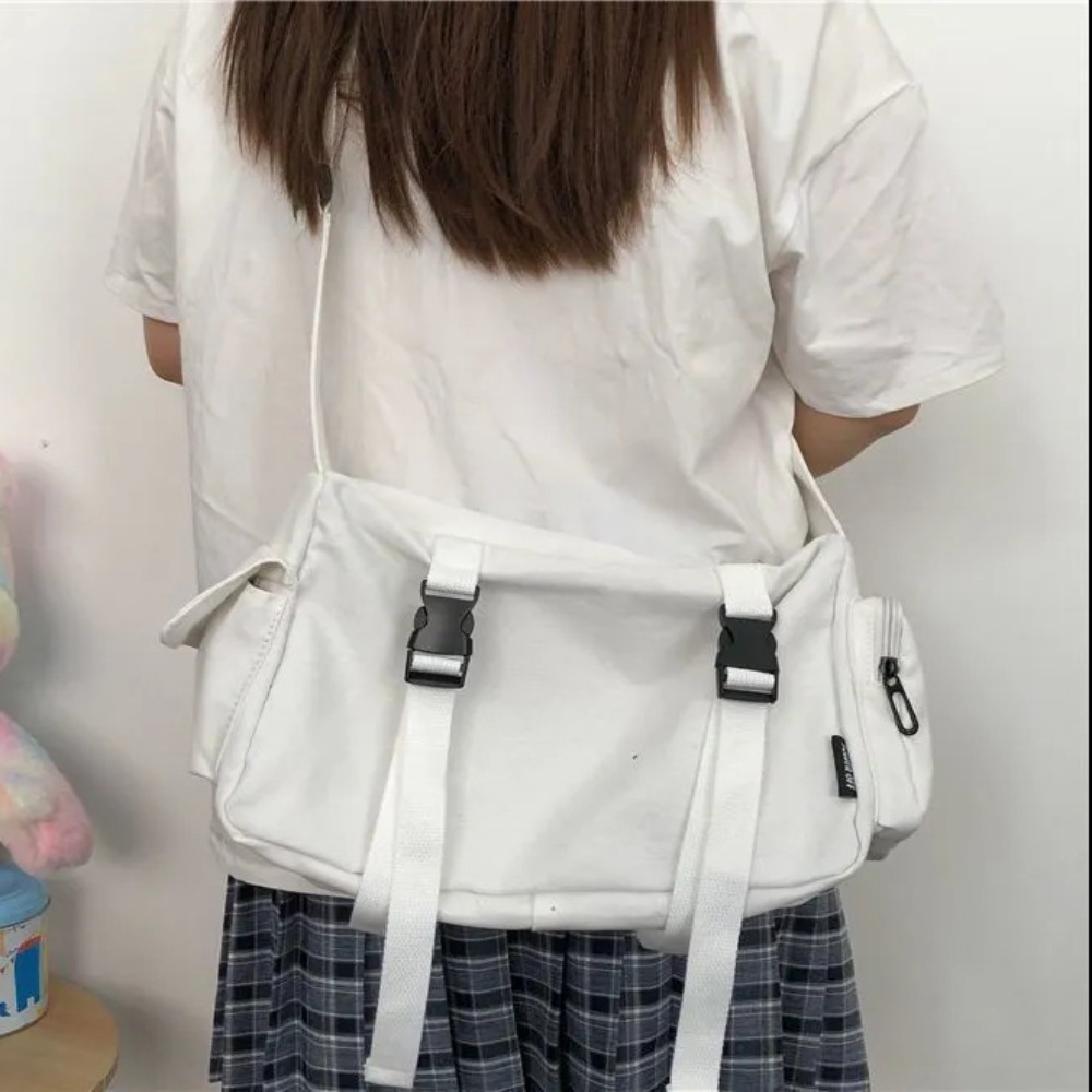 Canvas Tote Designer - Black Crossbody Bags Women Design Pockets