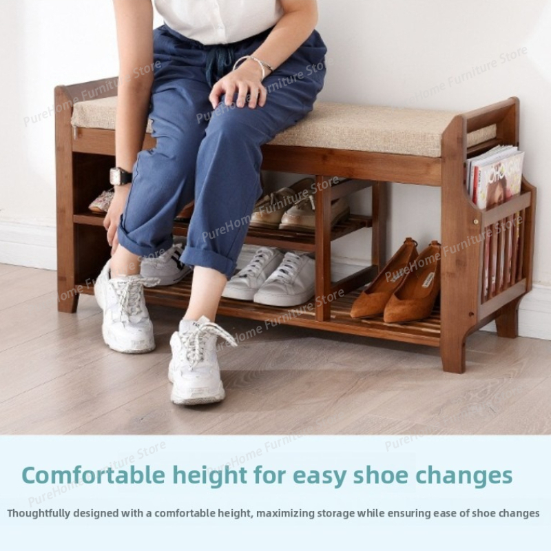 Luxury Bags Level - Shoe Changing Stool,entry-level Storage Soft Bag