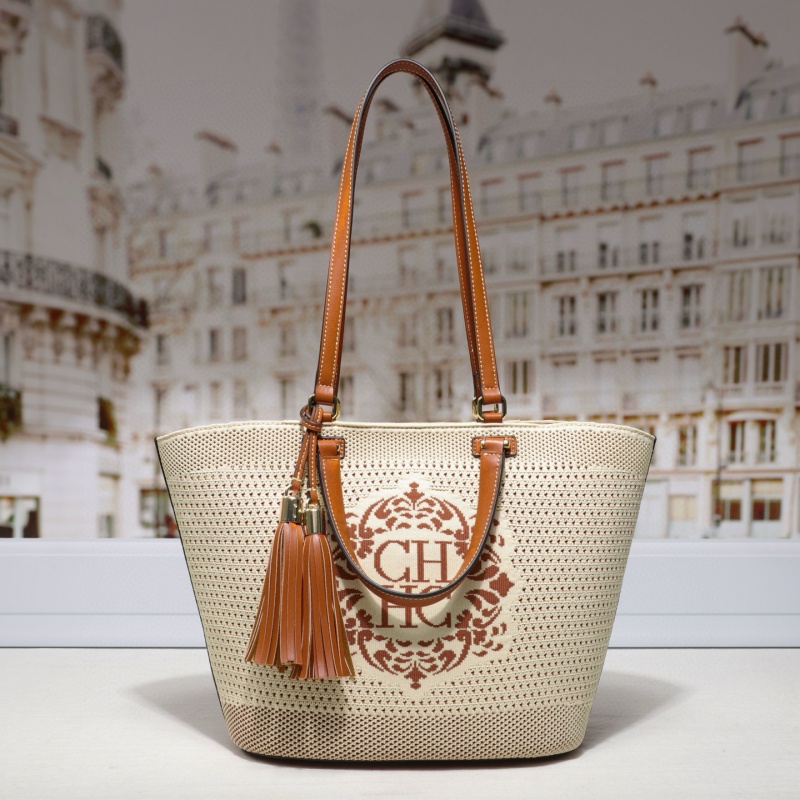 Canvas Tote Designer - CHCH New Women Knit Tote Bag