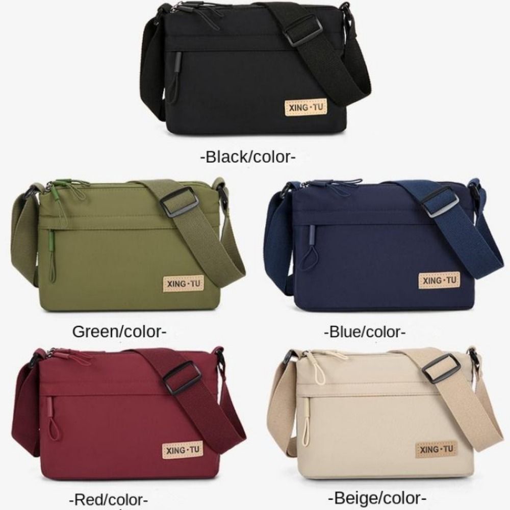 Canvas Tote Designer - Casual Oxford Crossbody Bag Solid Color