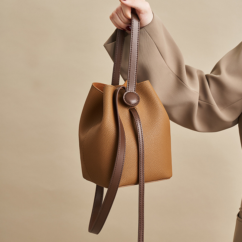 Luxury Bags Level - Classic Women's Water Bucket Handbag Fashionable