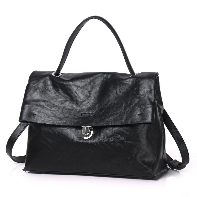 Luxury Bags Gr - Women's Top Grain Leather Crossbody Bag,