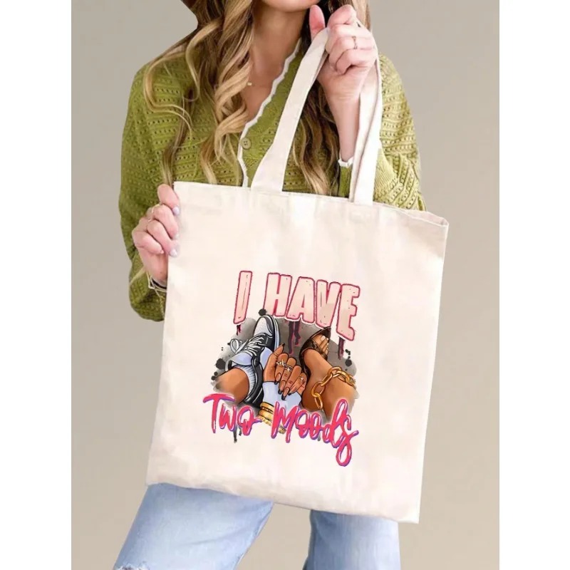 ROMWE Kawaii Bow Pattern Canva - đánh giá và giá Canvas Tote Designer