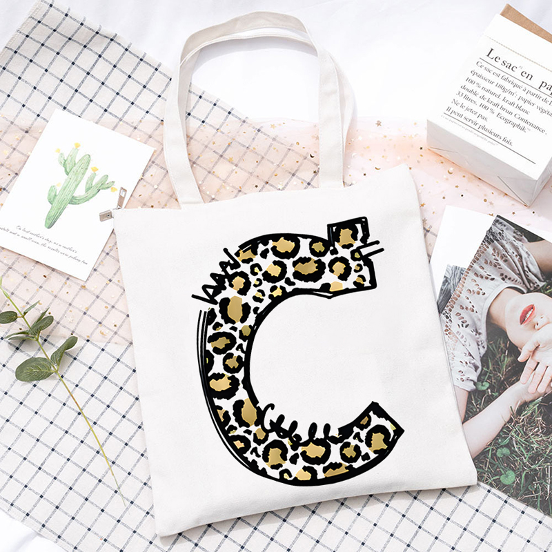Women Tote Bags Letters A B C  - đánh giá và giá Canvas Tote Designer