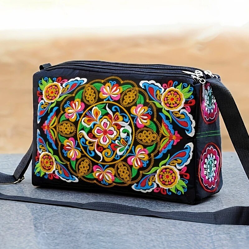 Women's Embroidered Flowers Ny - đánh giá và giá Luxury Bags Big
