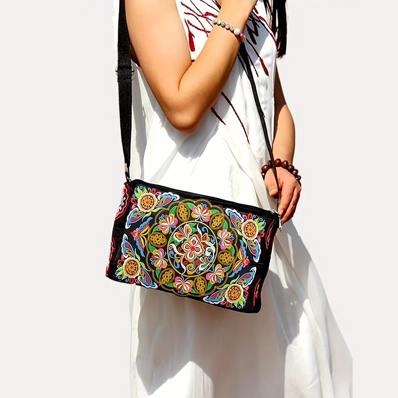 Women's Embroidered Flowers Ny - đánh giá và giá Luxury Bags Big