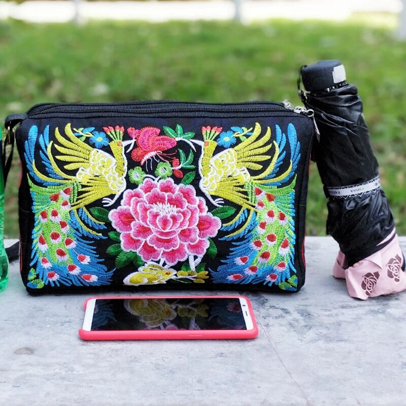 Women's Embroidered Flowers Ny - đánh giá và giá Luxury Bags Big