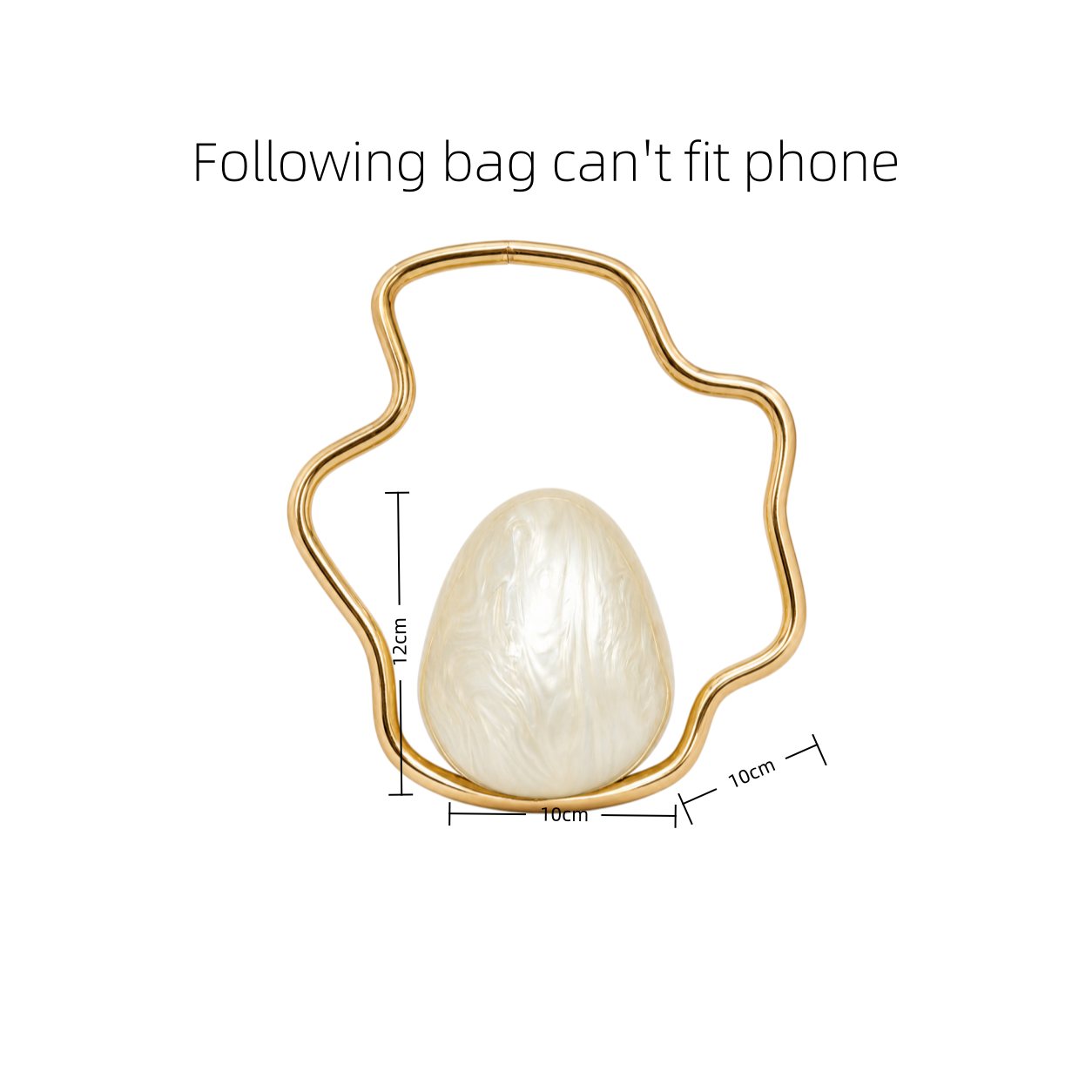 Women mini Acrylic Egg Bag Cut - đánh giá và giá Luxury Bags Reseller