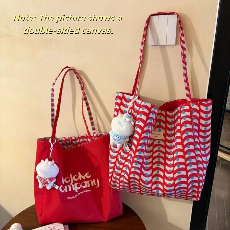 1PCS Large Capacity Korean Can - đánh giá và giá Canvas Tote Designer