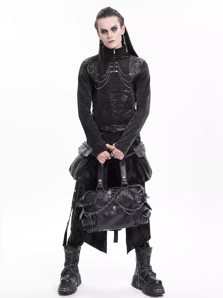 Fashion Black Zipper Skull Des - đánh giá và giá Luxury Bags Big