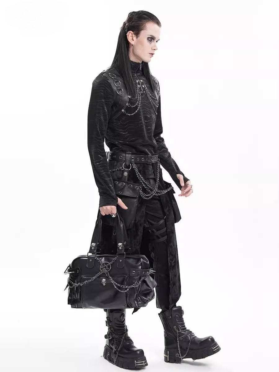 Fashion Black Zipper Skull Des - đánh giá và giá Luxury Bags Big