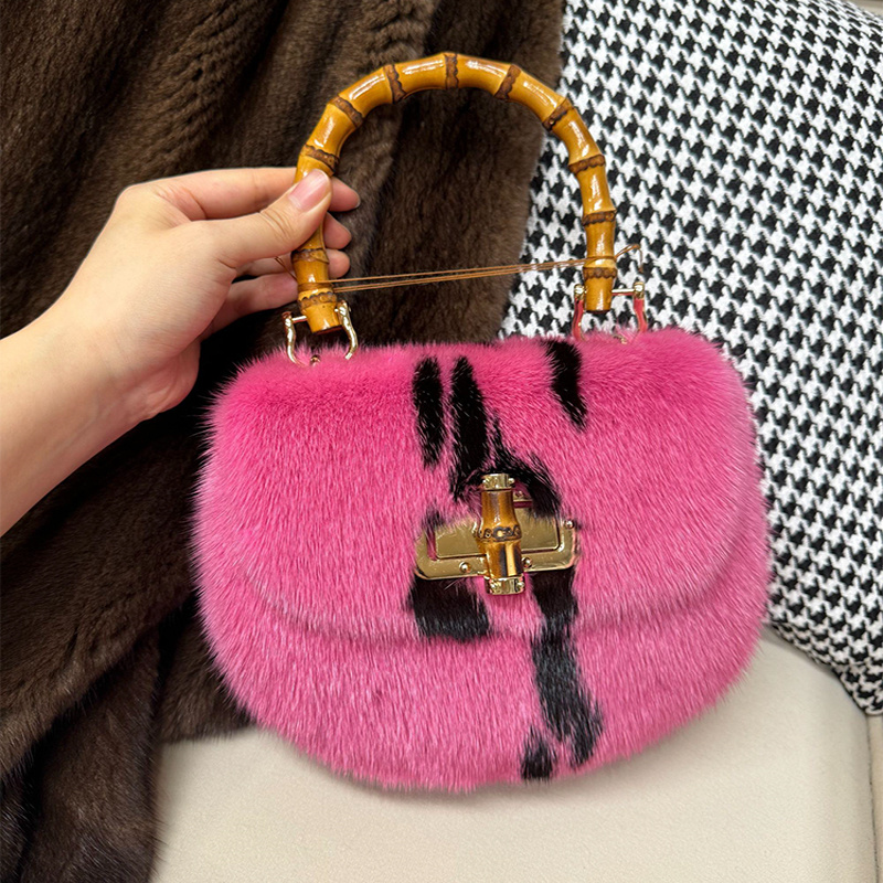 Women's Bags Mink Fur Handbags - đánh giá và giá Luxury Bags Gr