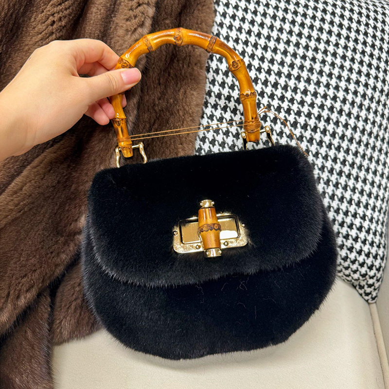 Women's Bags Mink Fur Handbags - đánh giá và giá Luxury Bags Gr