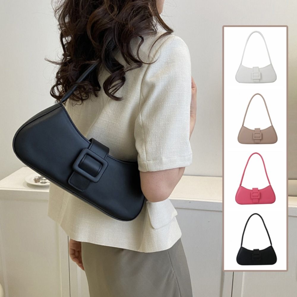 PU Leather Underarm bag Women  - đánh giá và giá Luxury Bags Korea