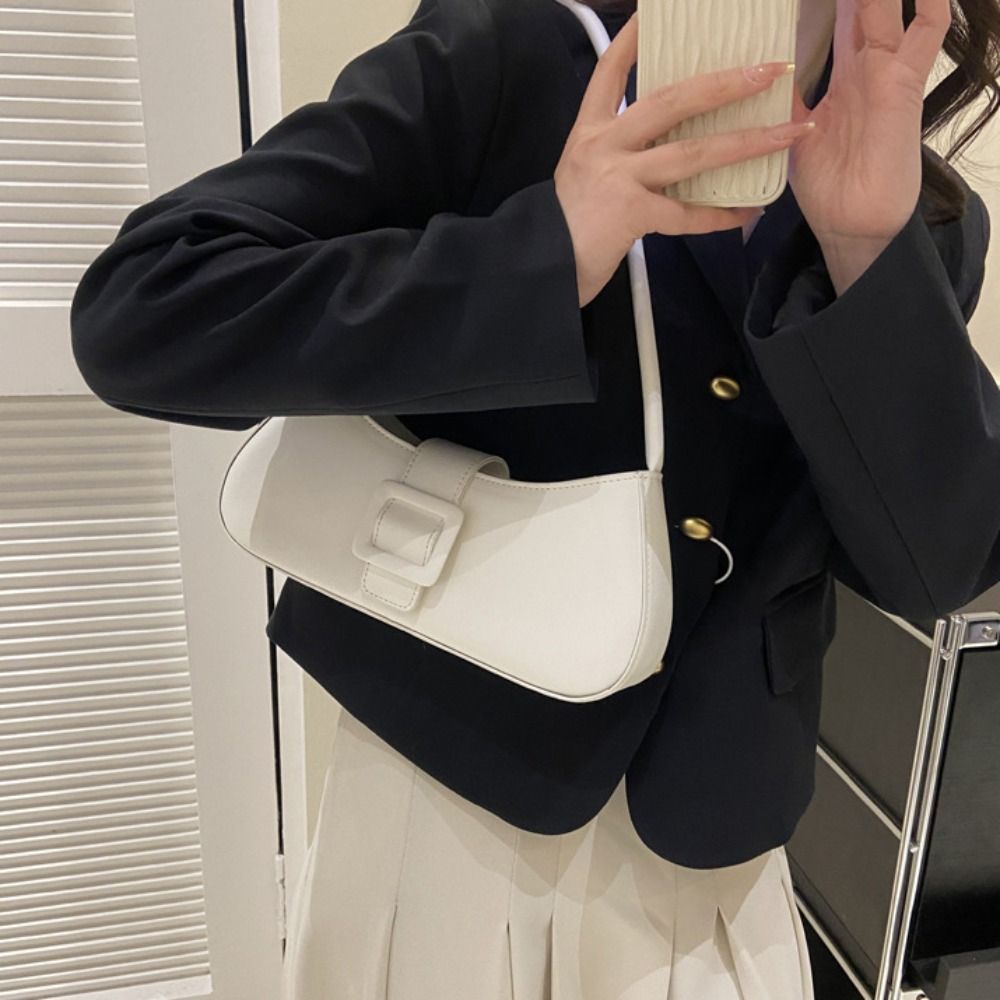 PU Leather Underarm bag Women  - đánh giá và giá Luxury Bags Korea